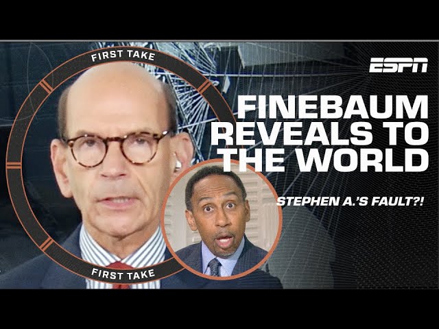 Paul Finebaum thinks Stephen A. Smith IS AT FAULT for FSU’s CFP omission?! | First Take