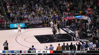 Paul George hits a CLUTCH three, Draymond misses after, WHAT AN ENDING