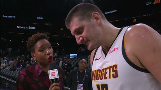 Nikola Jokic talks Win vs Suns, Postgame Interview