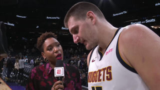 Nikola Jokic talks Win vs Suns, Postgame Interview