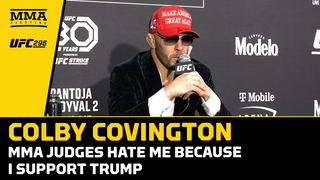Colby Covington: MMA Judges Hate Me Because I Support Trump | UFC 296 | MMA Fighting