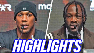 HIGHLIGHTS! ANGRY Anthony Joshua 'F*** YOU!' | Wilder SENDS WARNING | Frank Warren & Eddie Hearn