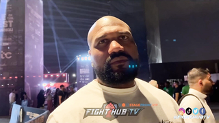 Rampage Jackson DISSES Shannon Briggs to his face; both exchange words after fury weigh in!