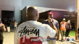 Rampage Jackson DISSES Shannon Briggs to his face; both exchange words after fury weigh in!