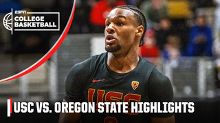Bronny James SEASON-HIGH 15 PTS: USC Trojans vs. Oregon State Beavers | ESPN College Basketball