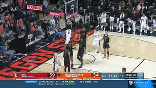 Bronny James SEASON-HIGH 15 PTS: USC Trojans vs. Oregon State Beavers | ESPN College Basketball