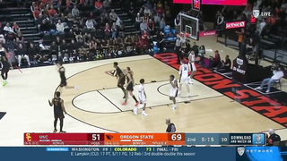 Bronny James SEASON-HIGH 15 PTS: USC Trojans vs. Oregon State Beavers | ESPN College Basketball