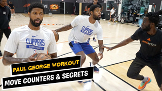 Paul George *NBA Workout * how to make counters and reads on defenders