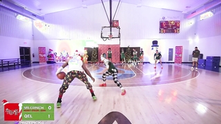 NBA Player Disguised As THE GRINCH vs STREETBALL HOOPERS...