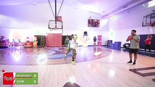 NBA Player Disguised As THE GRINCH vs STREETBALL HOOPERS...