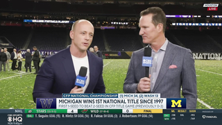 Michigan TAKES DOWN Washington to win National Title + JJ MCCARTHY INTERVIEW | CBS Sports