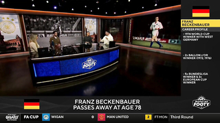 CBS Sports pay tribute to German legend Franz Beckenbauer ❤️