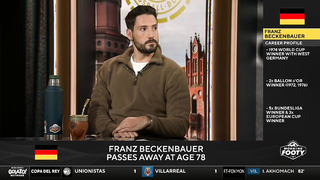 CBS Sports pay tribute to German legend Franz Beckenbauer ❤️