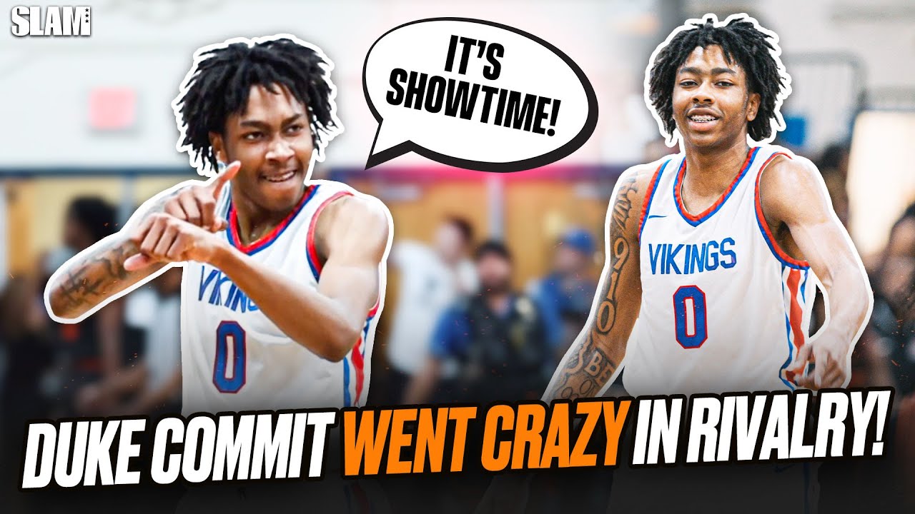 Duke Commit Went CRAZY - Isaiah Evans AKA "Baby Ingram" Dropped 35 PTS In A Cross-Town Rivalry