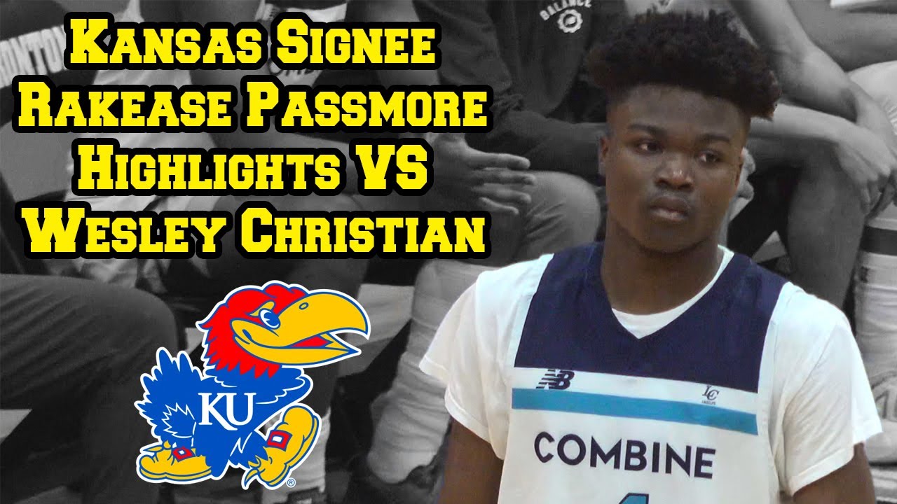 Kansas Signee Rakease Passmore Highlights vs Wesley Christian | 2024 Basketball Prospects