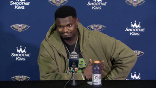 Zion Williamson Talks BIG WIN vs Warriors, FULL Postgame Interview