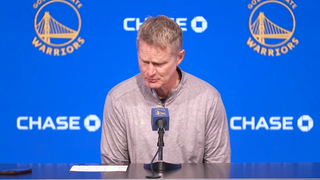 Steve Kerr and Klay Thompson react to fans booing in the last two games