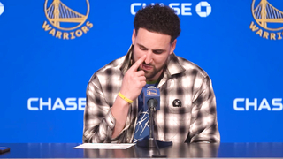 Steve Kerr and Klay Thompson react to fans booing in the last two games