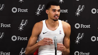 Victor Wembanyama talks win vs Pistons, Postgame Interview