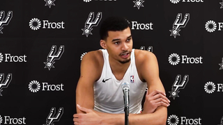 Victor Wembanyama talks win vs Pistons, Postgame Interview