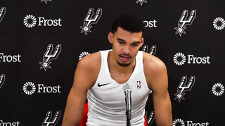 Victor Wembanyama talks win vs Pistons, Postgame Interview