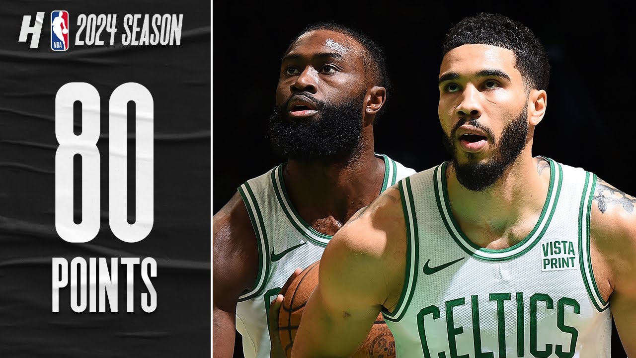 Jayson Tatum & Jaylen Brown EPIC 80 PTS Combined vs Timberwolves