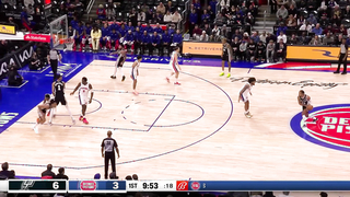 Victor Wembanyama FIRST CAREER Triple-Double 16 PTS 12 REB 10 AST: Full Highlights vs Pistons