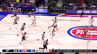 Victor Wembanyama FIRST CAREER Triple-Double 16 PTS 12 REB 10 AST: Full Highlights vs Pistons