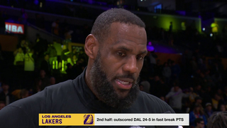 LeBron James talks BIG WIN vs Mavericks, Postgame Interview