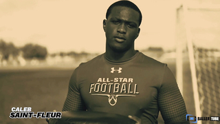 Caleb Saint Fleur: Freshman DE in Training