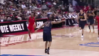 Trae Young in studio with NBA on TNT crew