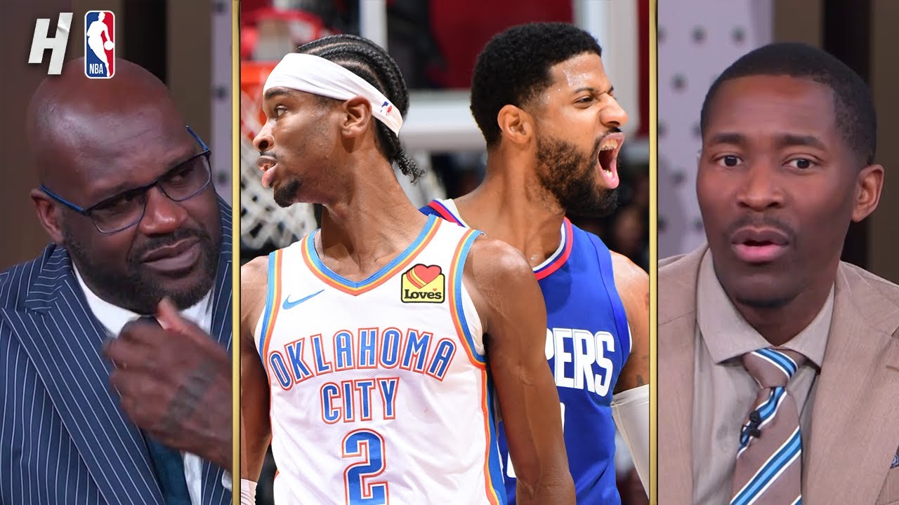 NBA on TNT crew reacts to Thunder vs Clippers Highlights