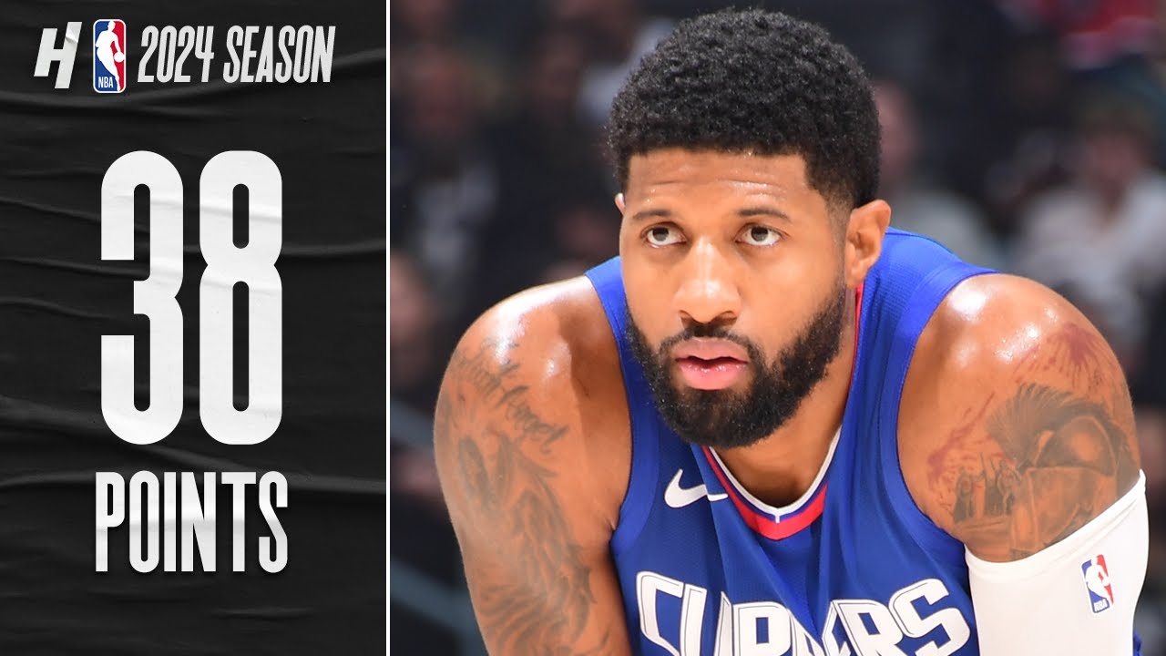 Paul George CLUTCH 38 PTS vs OKC  FULL Highlights