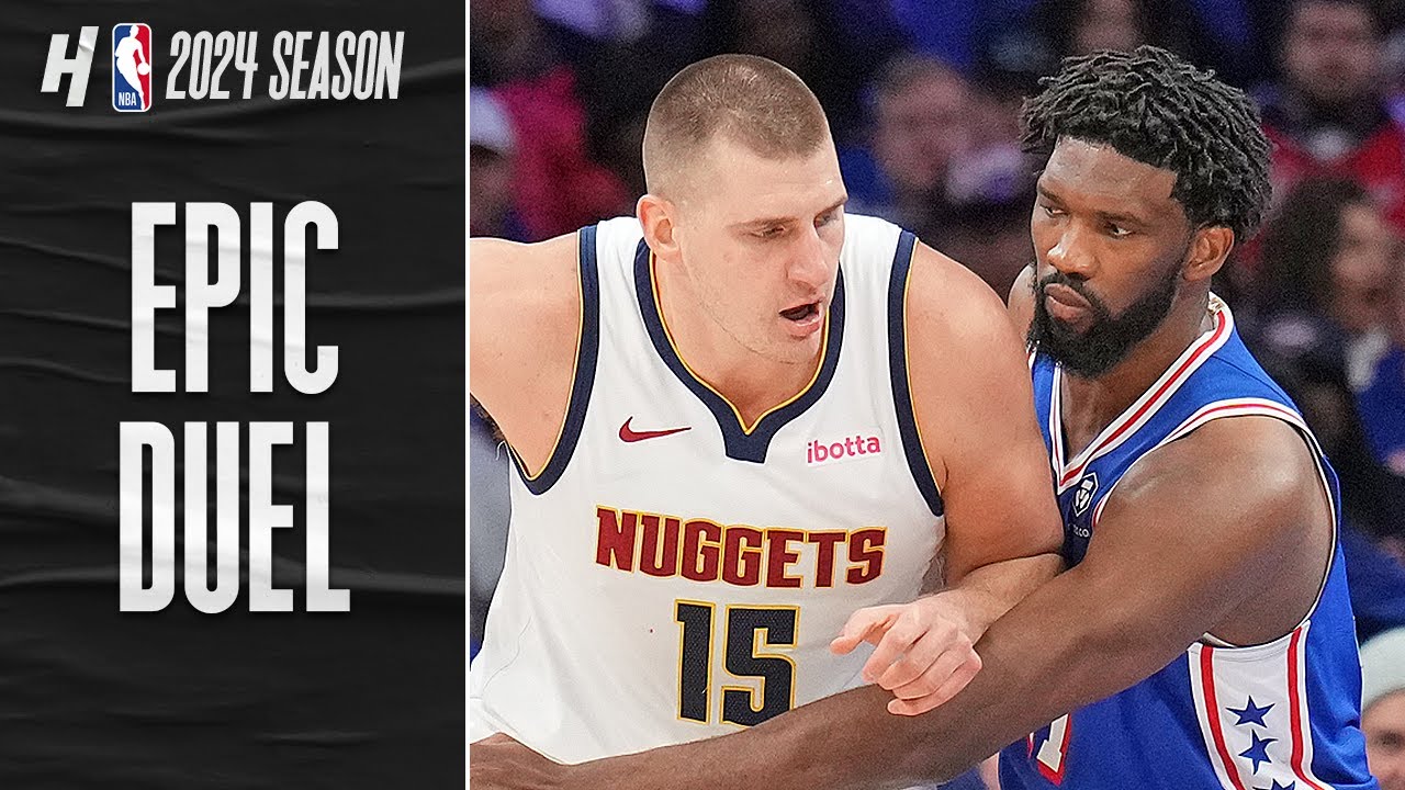 Nikola Jokic vs Joel Embiid BIG MAN DUEL  Full Highlights