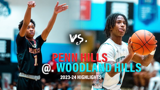 Penn Hills @ Woodlands Hills 2023-24 ( H.S Basketball ) HIGHLIGHTS