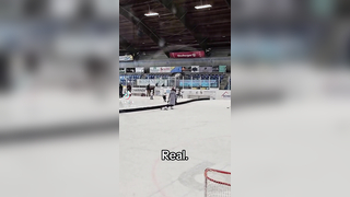 Mom dragging son off ice during hockey practice