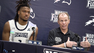 Coach Matthew Driscoll and Chaz Lanier Reflect on Victory over Northwestern State: Post-Game Conference Highlights