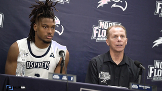 Coach Matthew Driscoll and Chaz Lanier Reflect on Victory over Northwestern State: Post-Game Conference Highlights