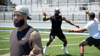 WR Drills with Odell Beckham Jr. to Improve Catching & Route Running