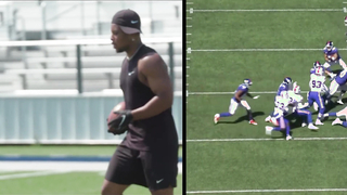 RB Drills with Saquon Barkley to Improve Agility & Ball Security!