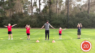 5 Min Warm up FOR KIDS