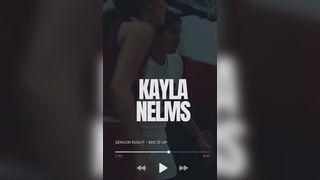 Baylor Commit Kayla Nelms Senior Night