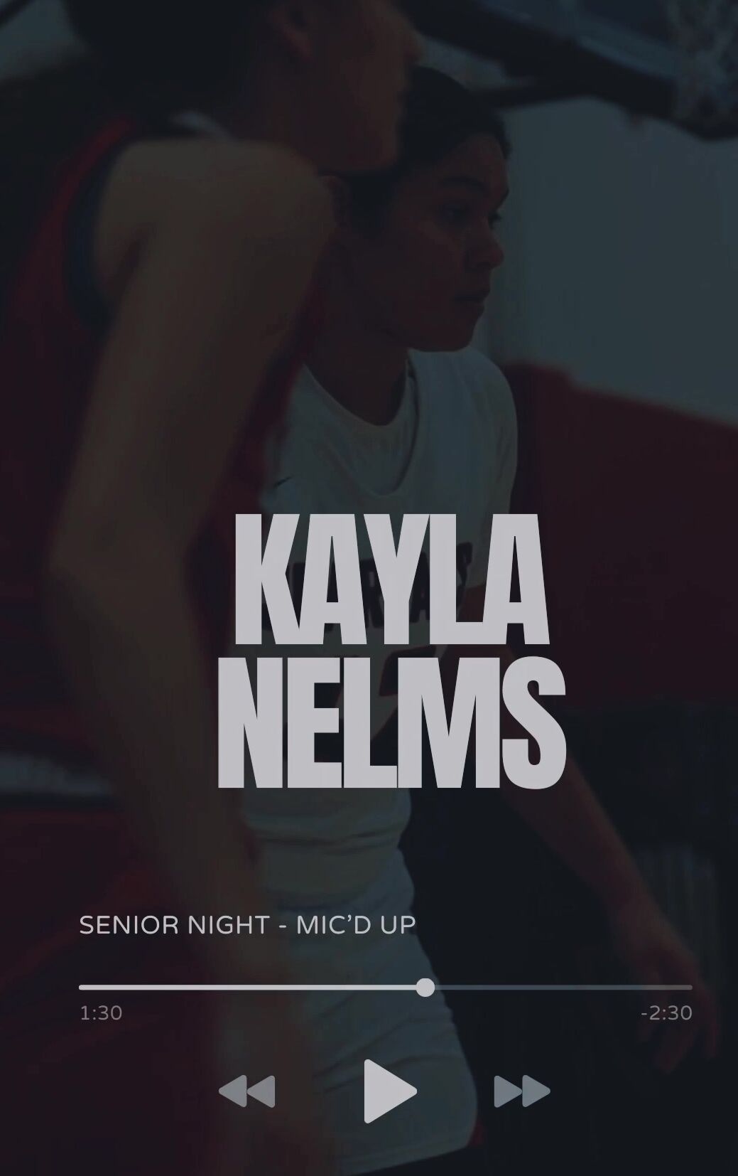 Baylor Commit Kayla Nelms Senior Night