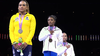 Simone Biles CRUSHES field for historic SIXTH WORLD TITLE, tying the most ever | NBC Sports