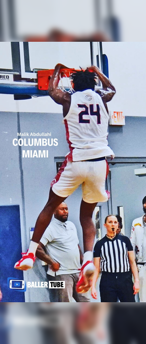 Princeton commit Malik Abdullahi monster dunk for Nationally ranked Columbus HS