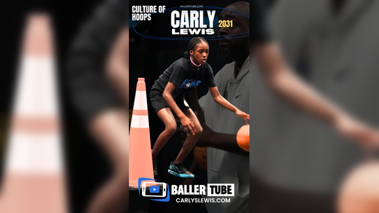 Carly Lewis putting in the work after hours : 10 year old Rising Star