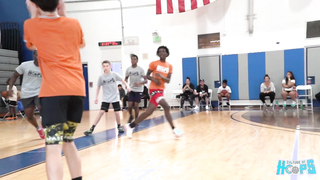 Football Standout Caleb Saint Fleur can hoop too !