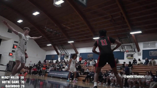 MERCY MILLER SCORES 68 POINTS SETS NOTRE DAME SCHOOL RECORD!