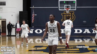 MERCY MILLER SCORES 68 POINTS SETS NOTRE DAME SCHOOL RECORD!