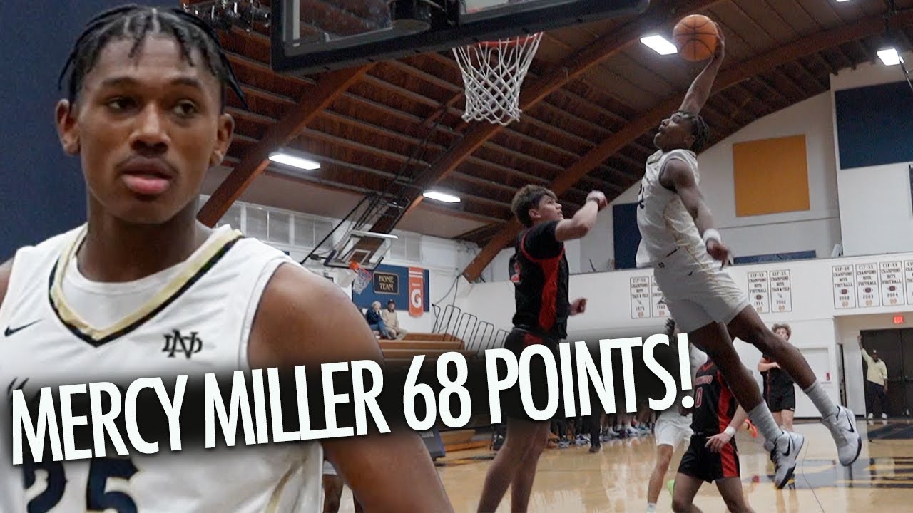MERCY MILLER SCORES 68 POINTS SETS NOTRE DAME SCHOOL RECORD!
